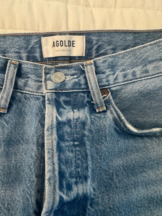 Agolde Light Blue High-Rise Jeans - Picture 3 of 7